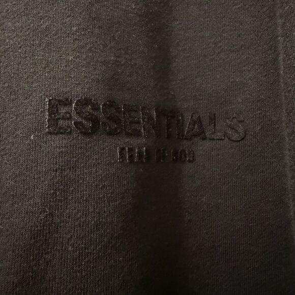 Fear of God Essentials Mock Neck Sweatshirt Sweater Black in XS - Picture 3 of 7